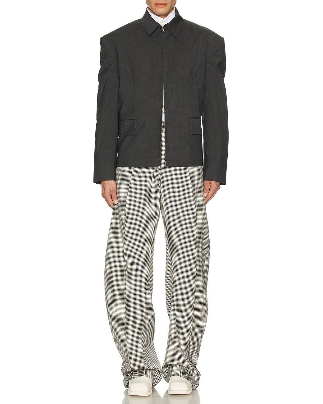 Bianca Saunders Black Pencil Jacket for men