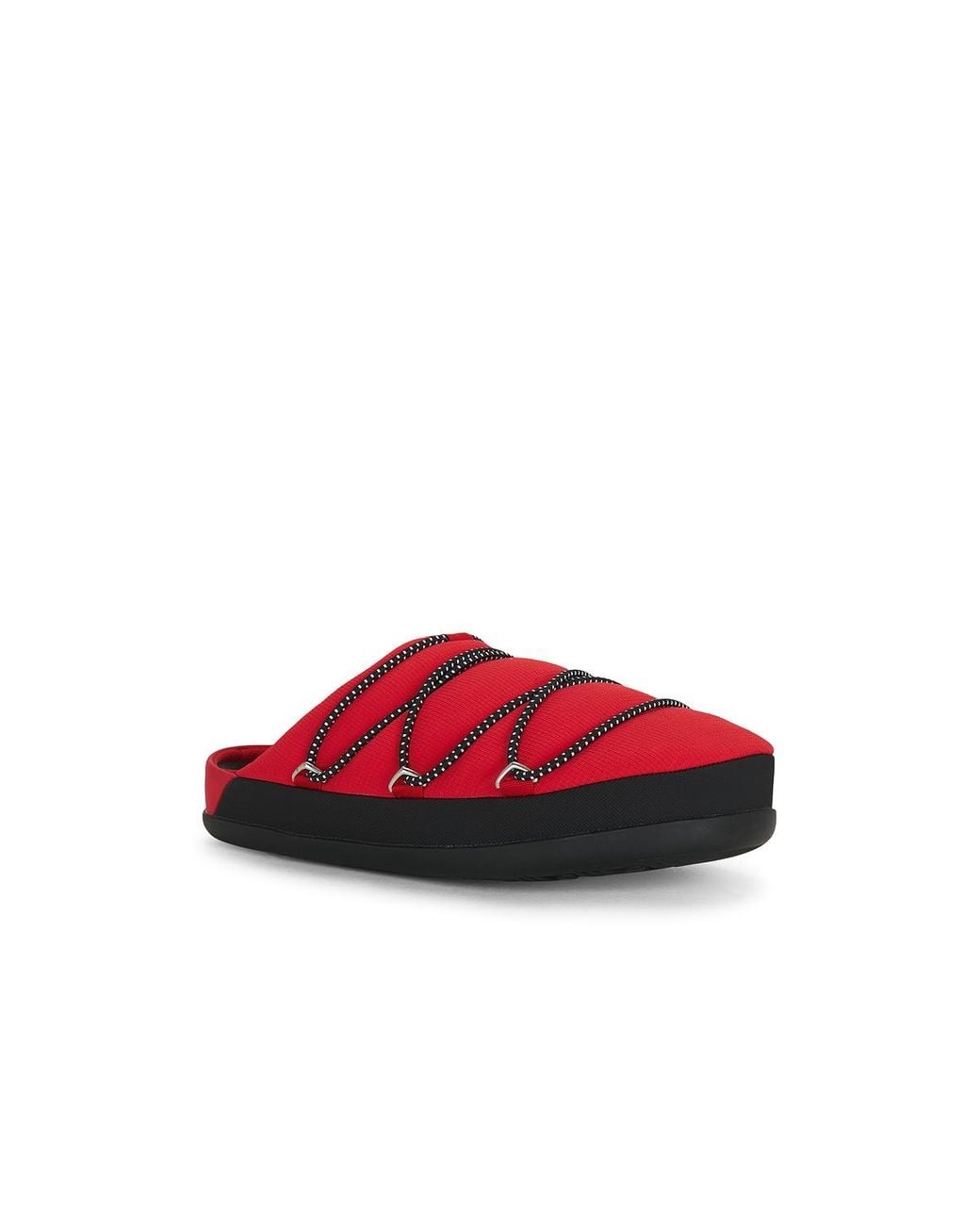 Moon Boot Red Mb Soft Slipper for men