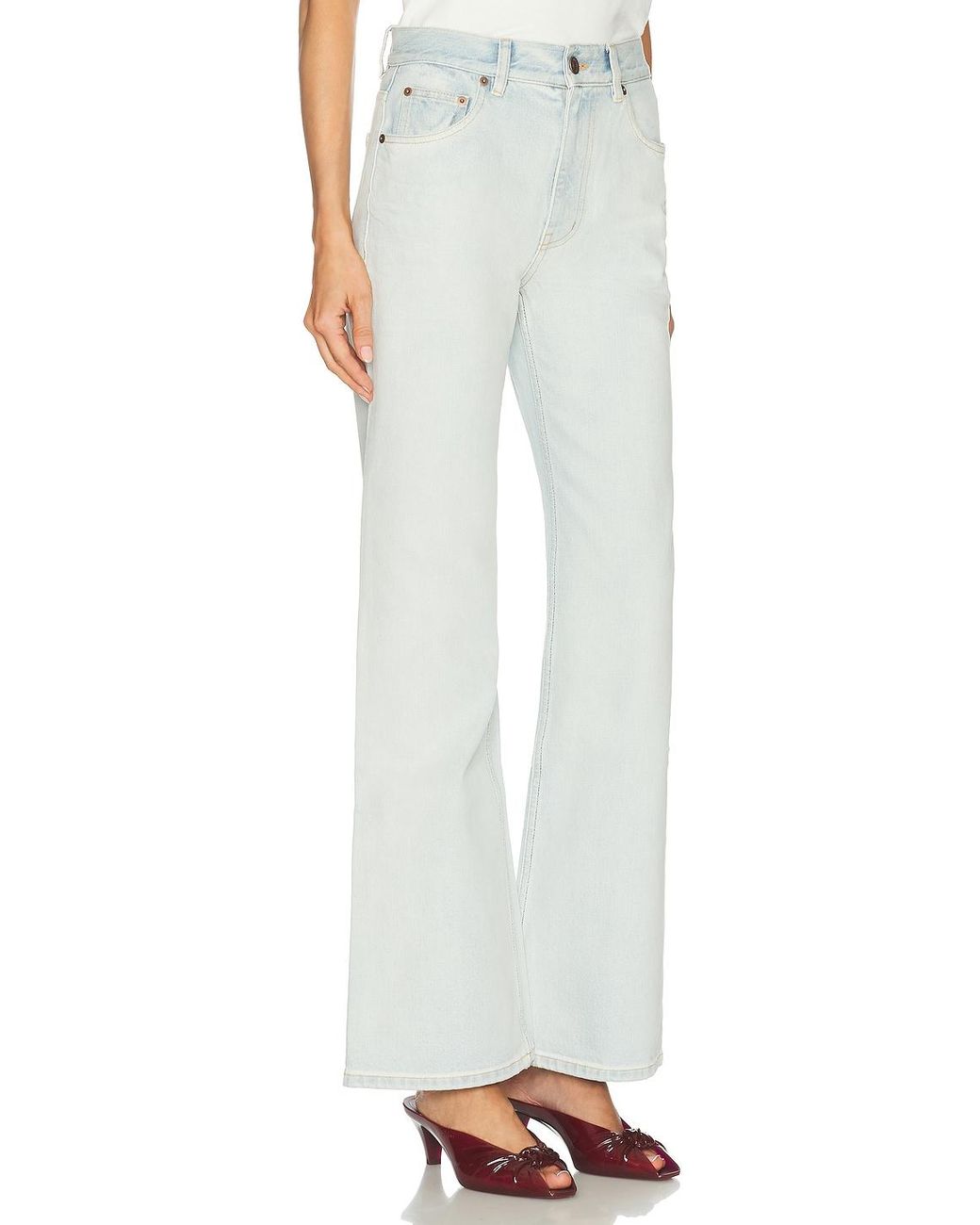 Chloé White Straight Leg