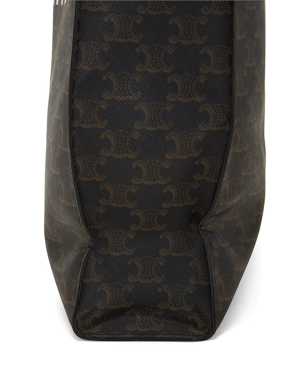 Céline Black Triomphe Vertical Cabas Tote Bag