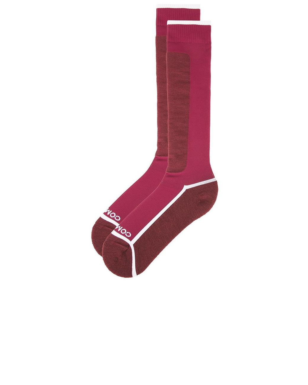 Comme Si Red The Ski Sock
