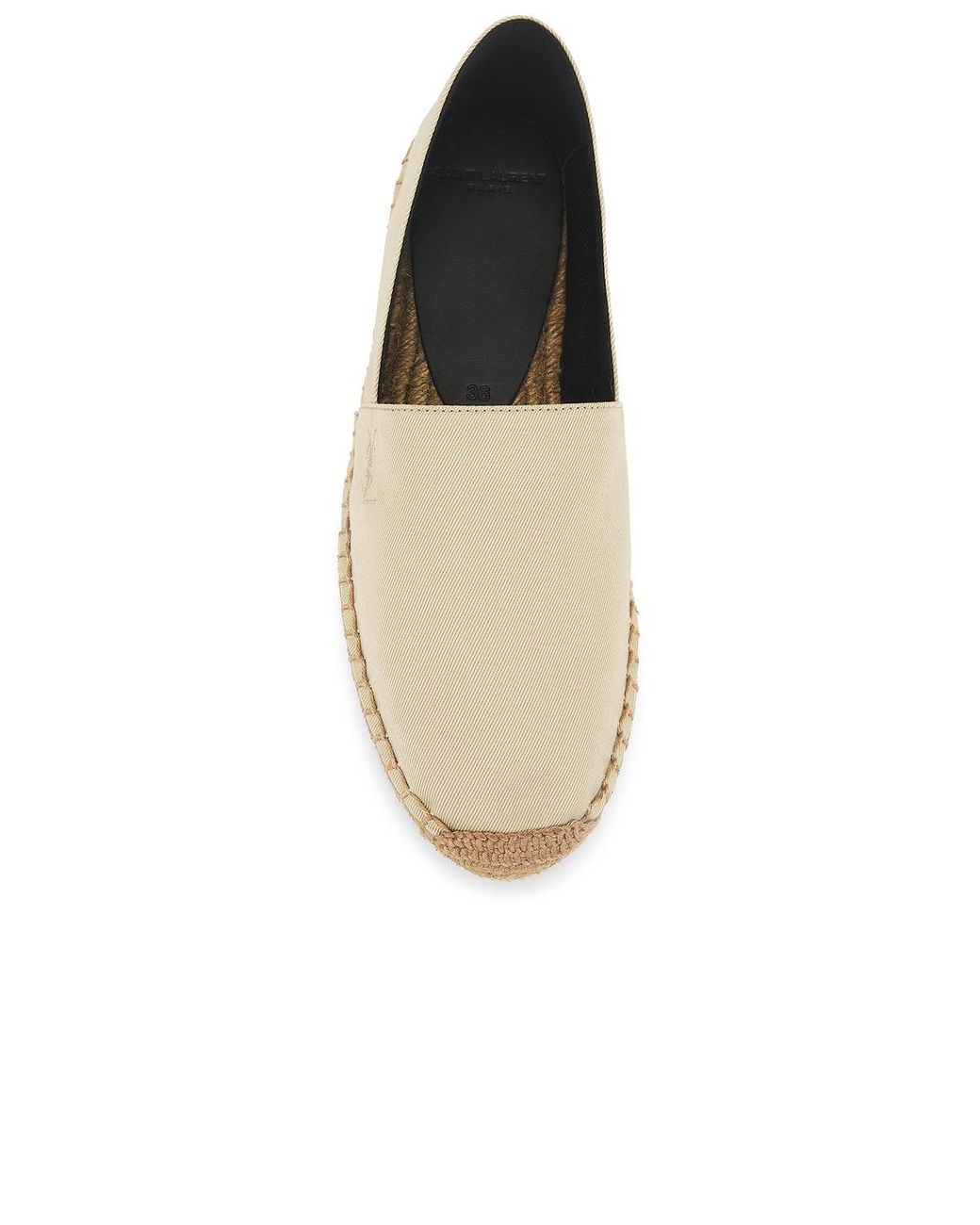 Saint Laurent White Espadrille