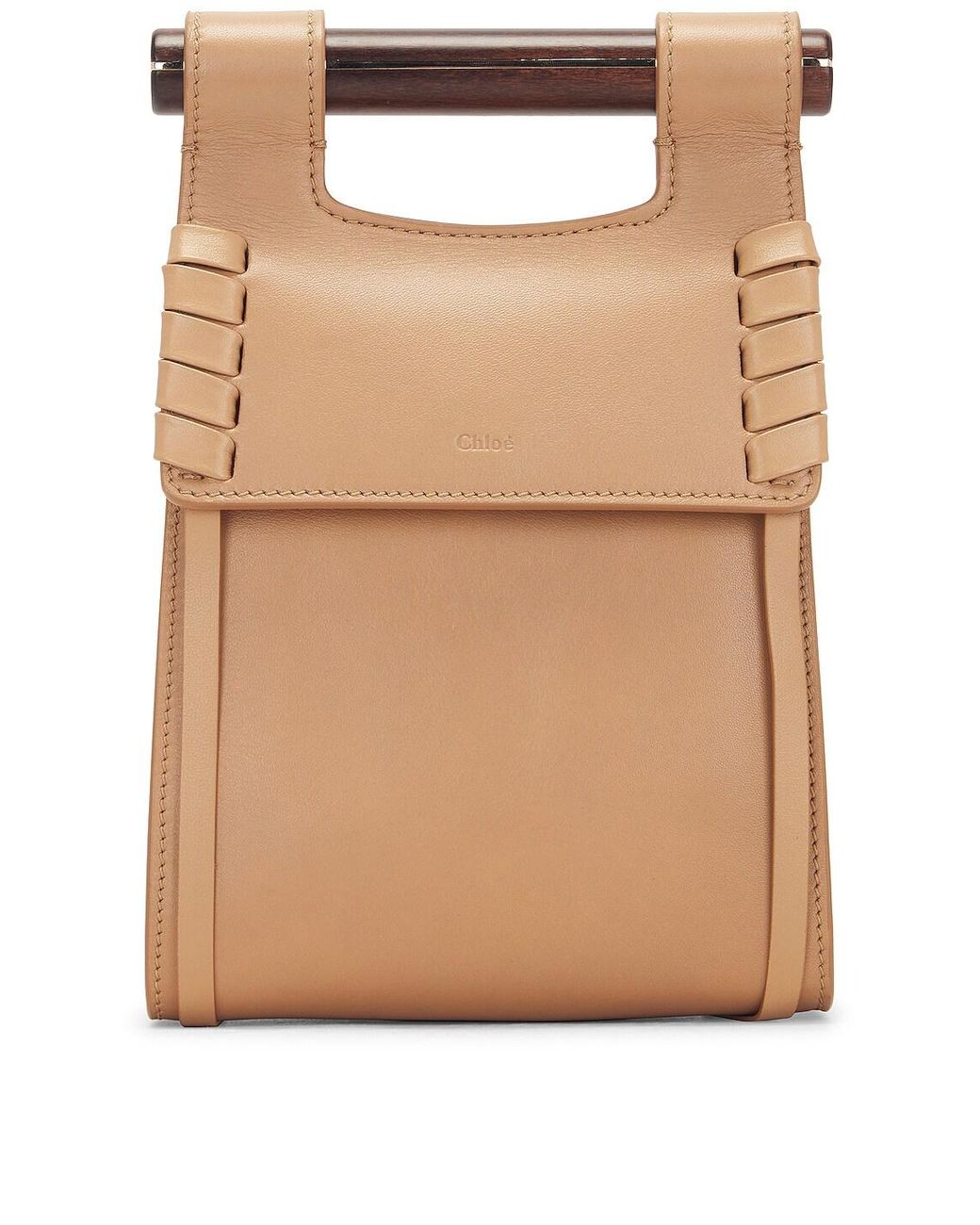 Chloé Magda Phone Pouch Bag in Natural | Lyst