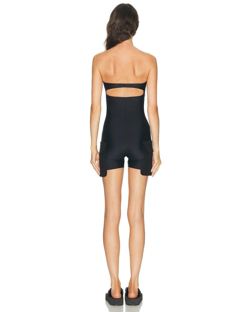Courreges Blue 2 Pocket Tech Romper
