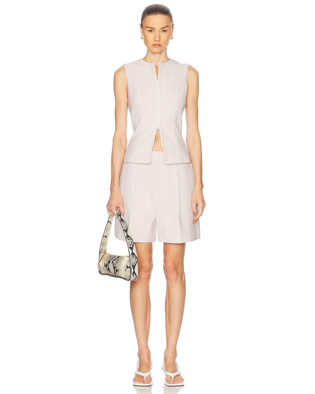 Sir White Laredo Tailored Short