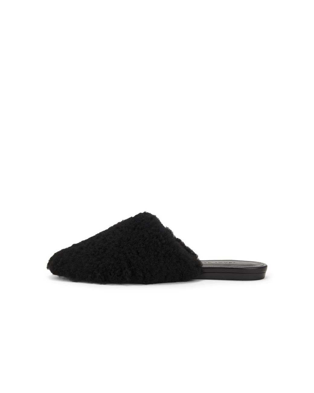 Jenni Kayne Black Shearling Mule