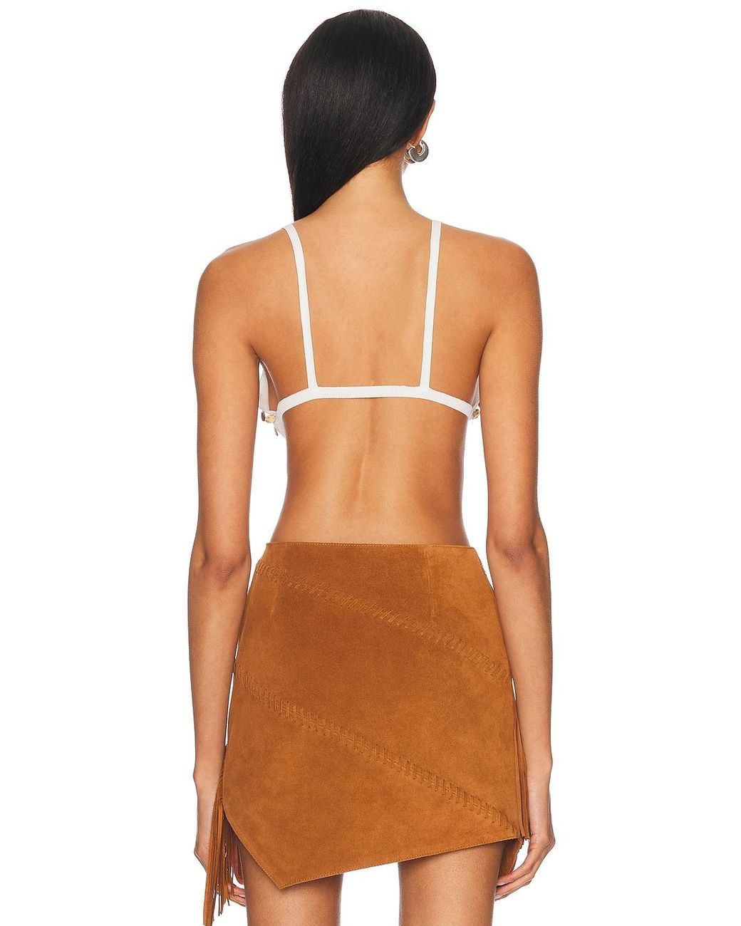 Siedres Brown Agnet Bra Top