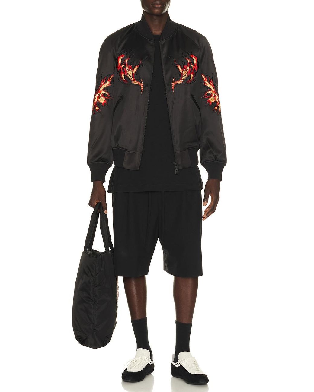 Y-3 Black Gfx Souv Jacket for men