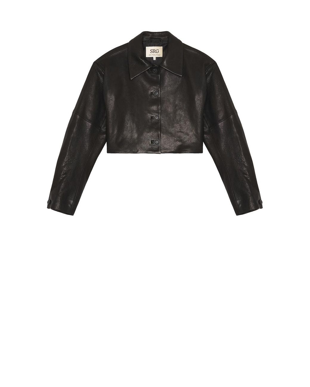 SRG Black Alina Leather Jacket