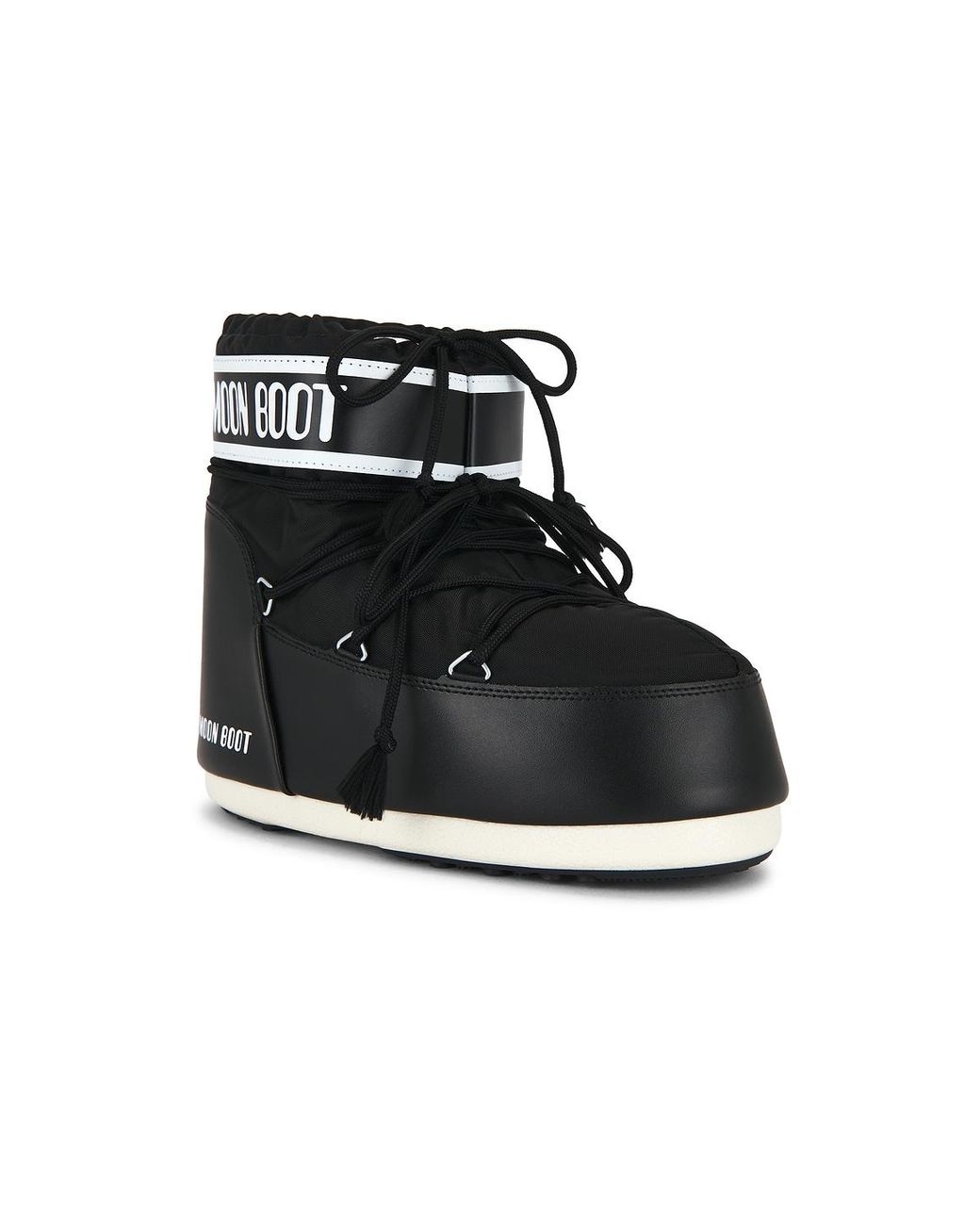 Moon Boot Black Icon Low Nylon Boot for men