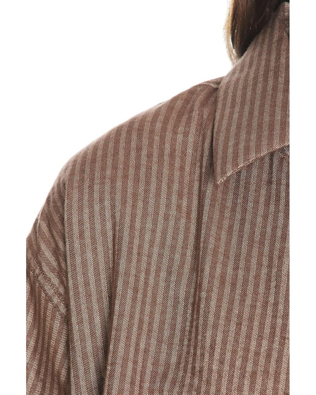 Comme Si Brown La Shirt Classica
