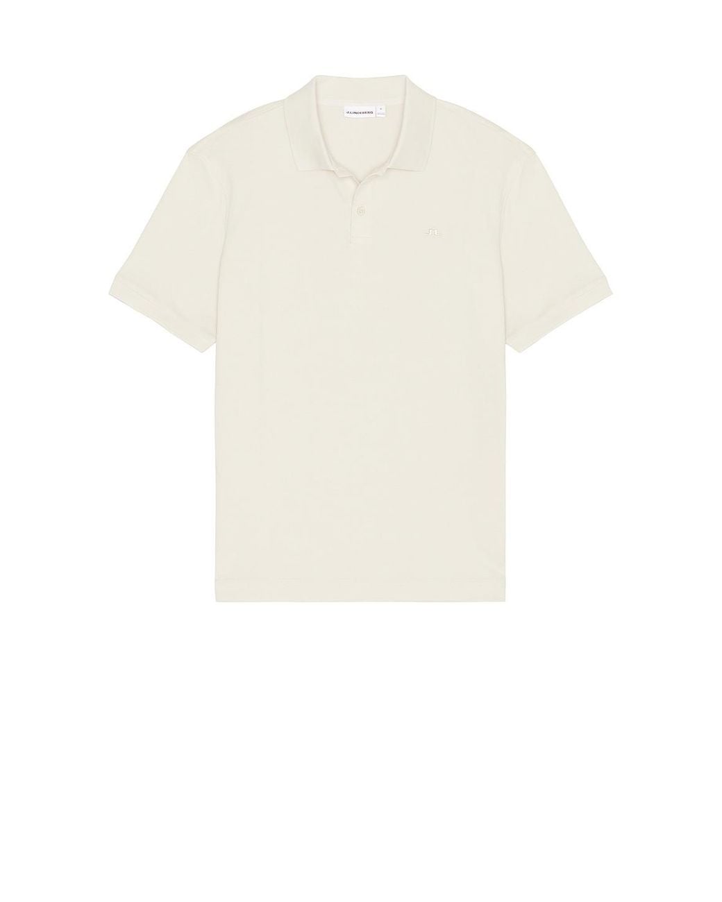 J.Lindeberg White Verse Polo for men