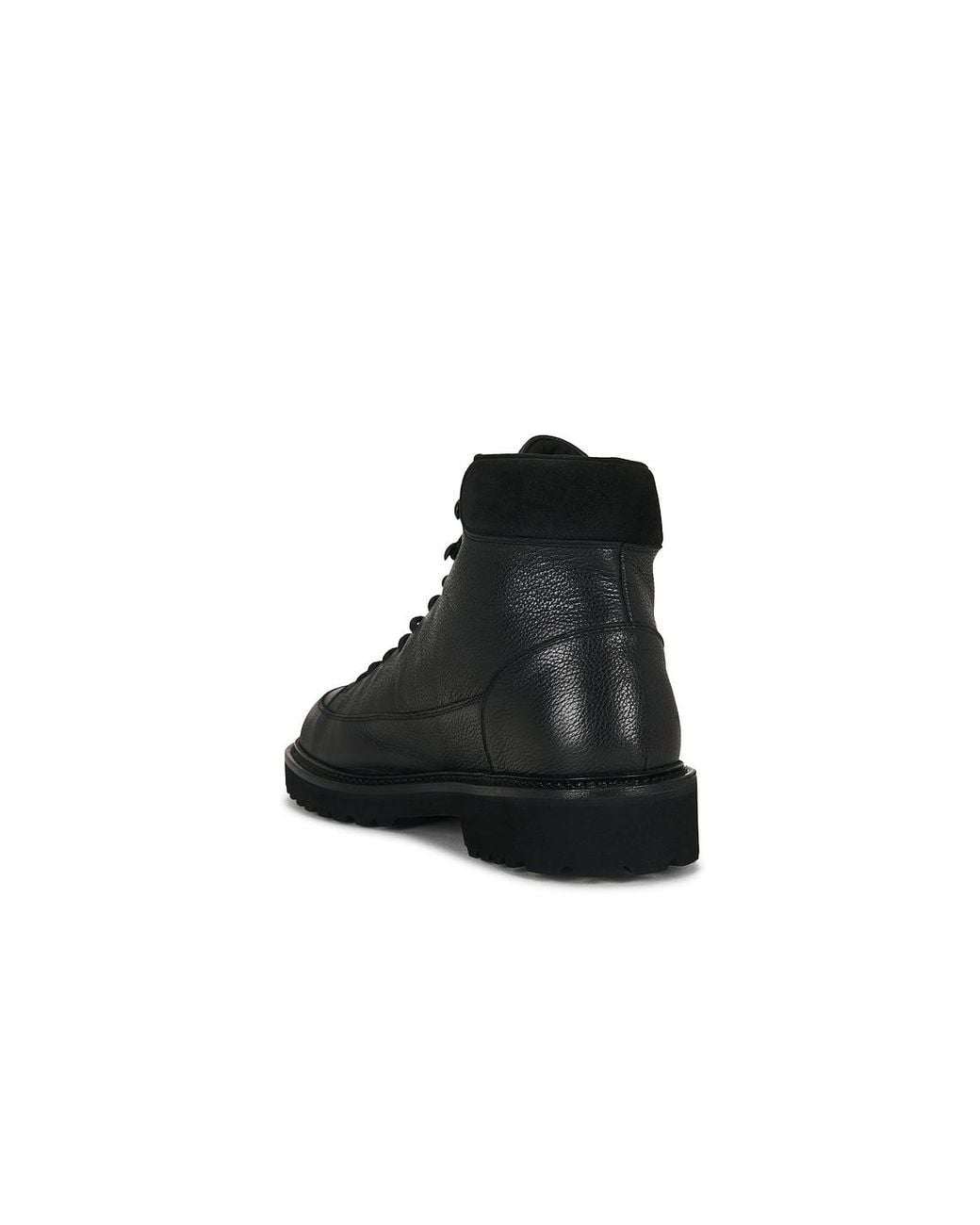 Common Projects Black Leather Hiker Boot Piuma for men