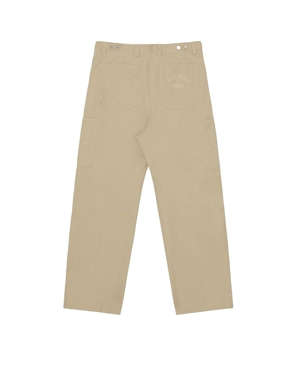 Givenchy White Cargo Patch Pocket Pants for men