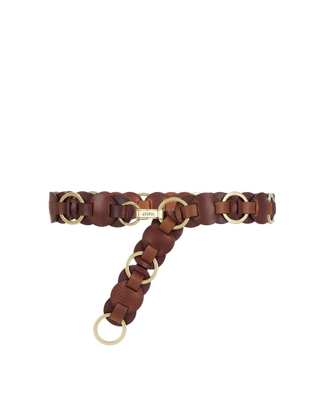 Isabel Marant Lota Belt in Brown | Lyst