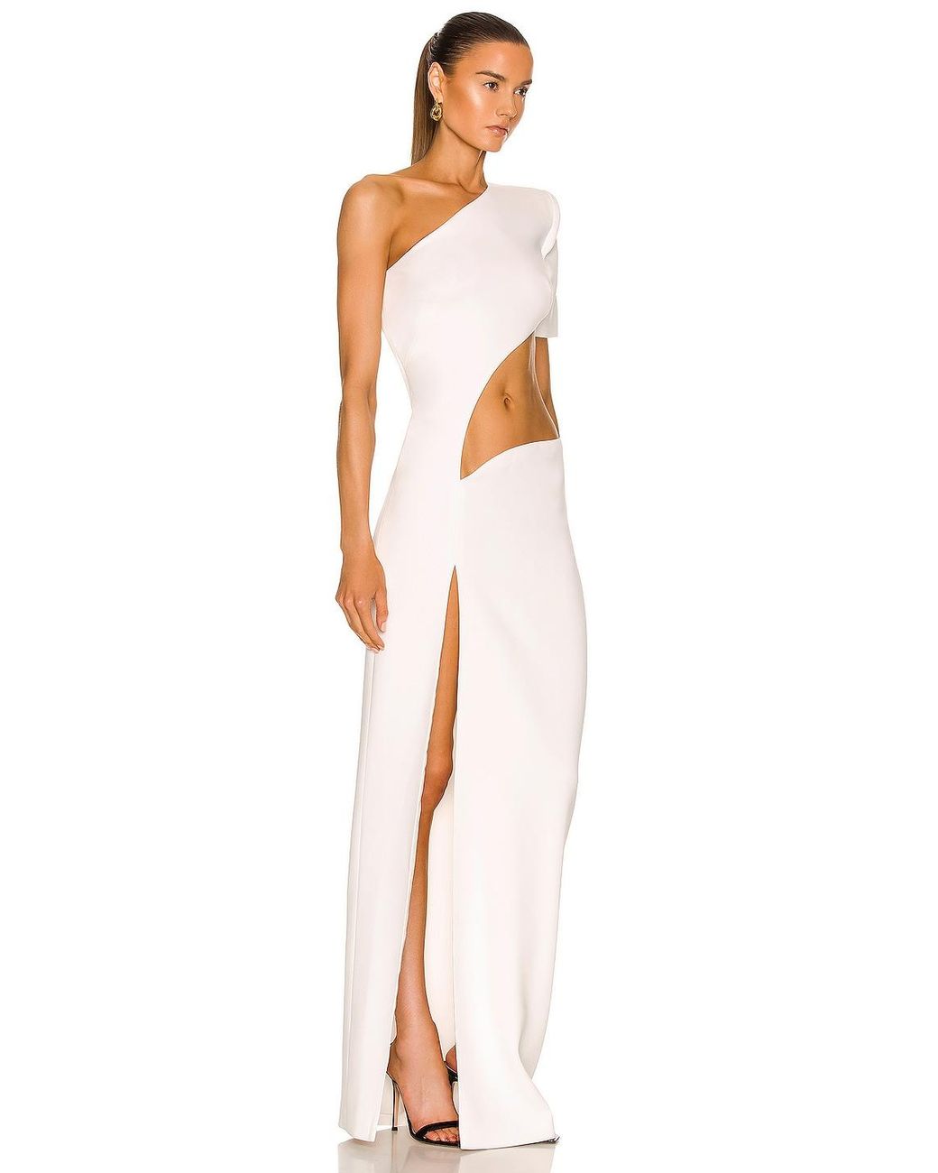 Monot One Shoulder Cutout Dress in 