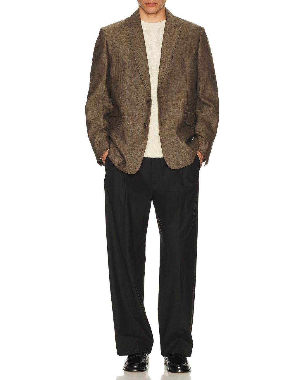 Percival Brown Grounds Tailored Blazer for men
