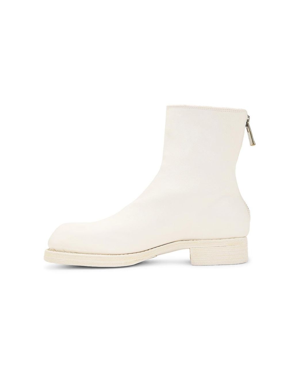 Guidi White 79086 Square Toe for men