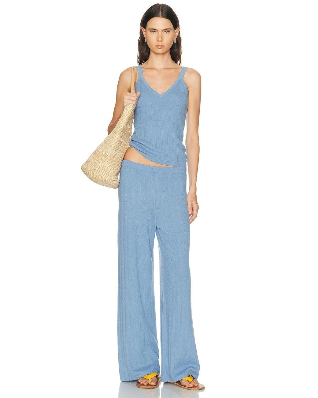 Lisa Yang Blue Suni Top