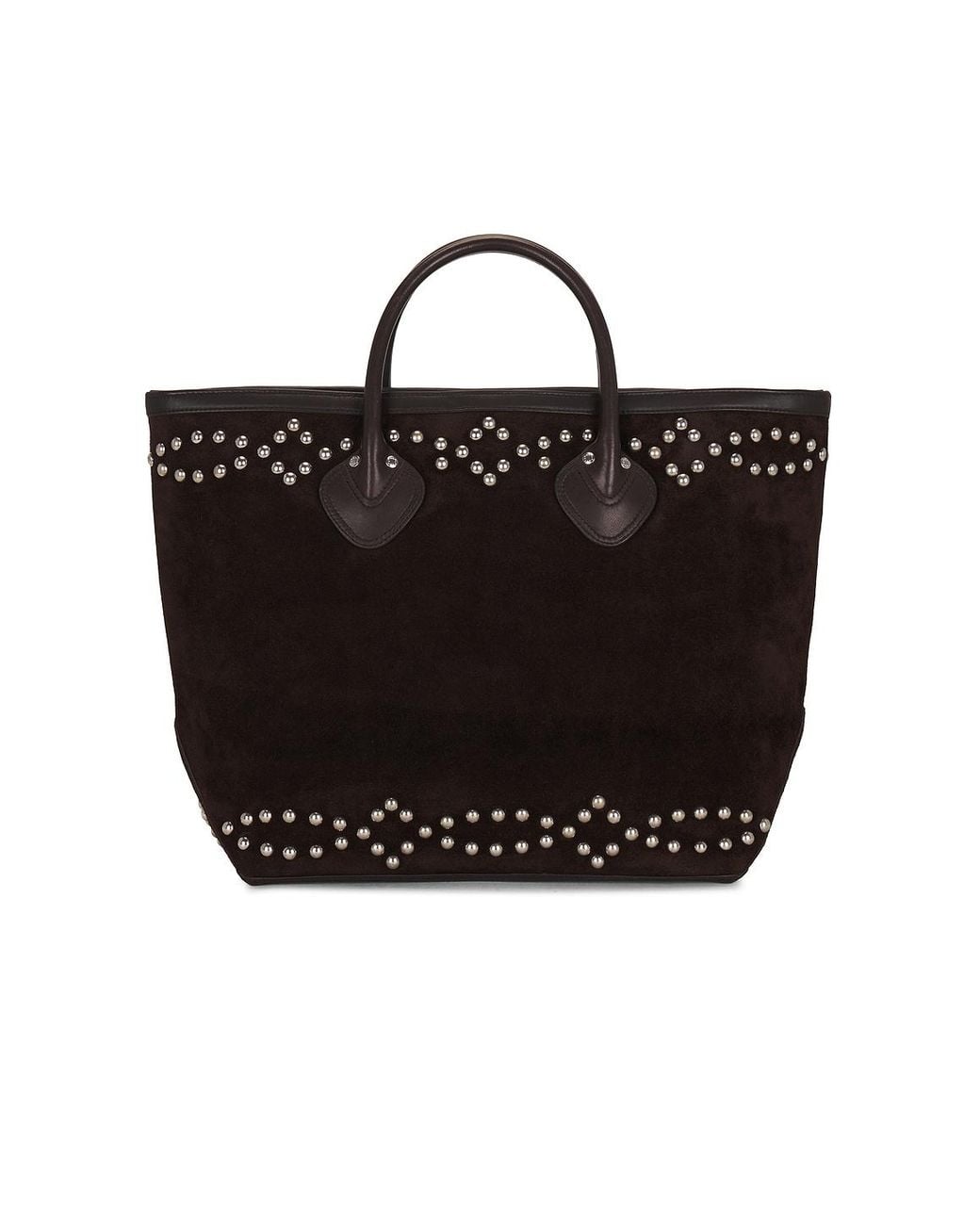 Bode Black Studded Horseshoe Tote