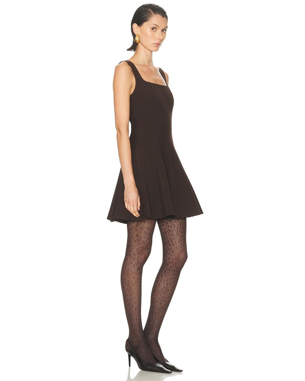 Jonathan Simkhai Black Bronte Mini Dress