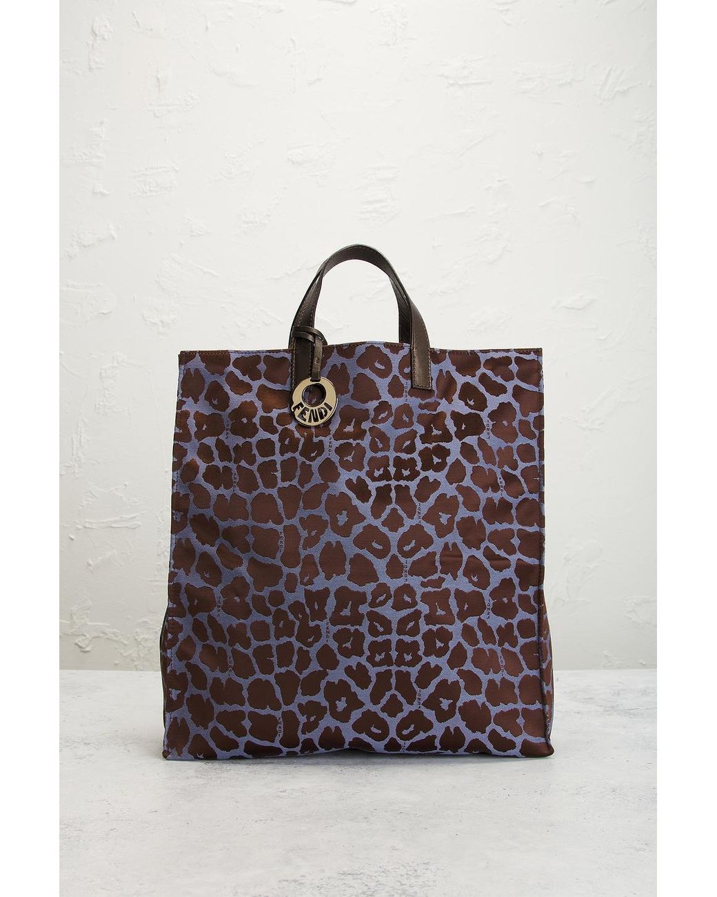Fendi Purple Chef Tote Bag