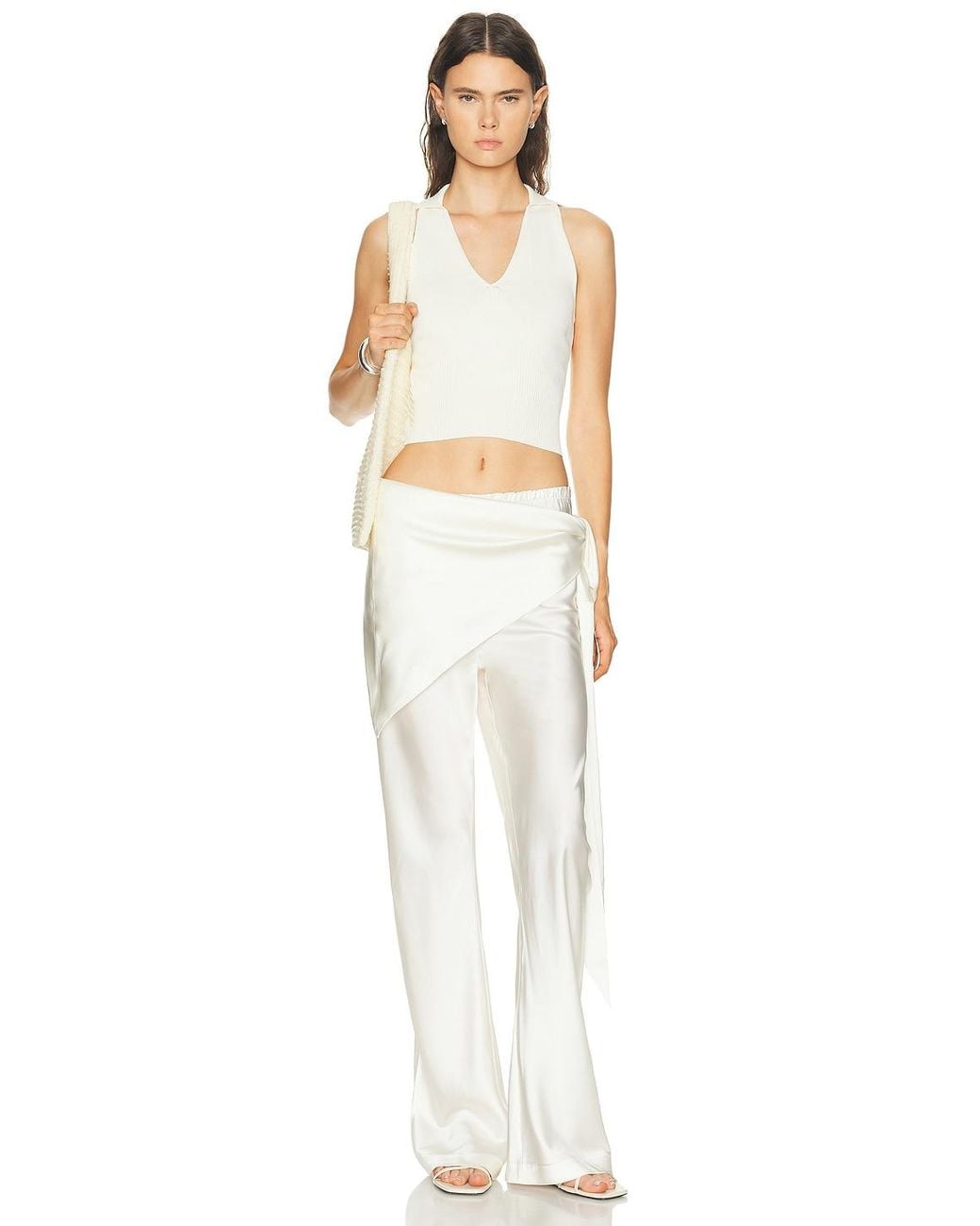 Solid & Striped White The Shelby Top