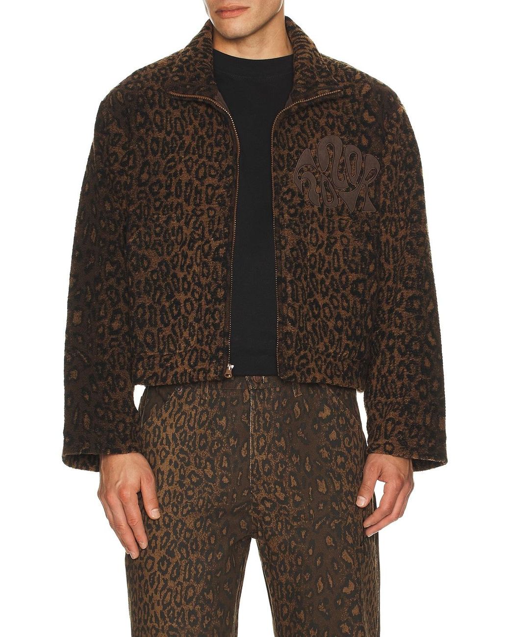 Honor The Gift Brown Cheetah Jacket for men
