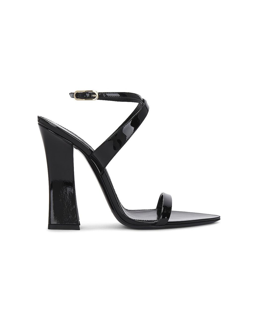 Saint Laurent Black Eva Sandal