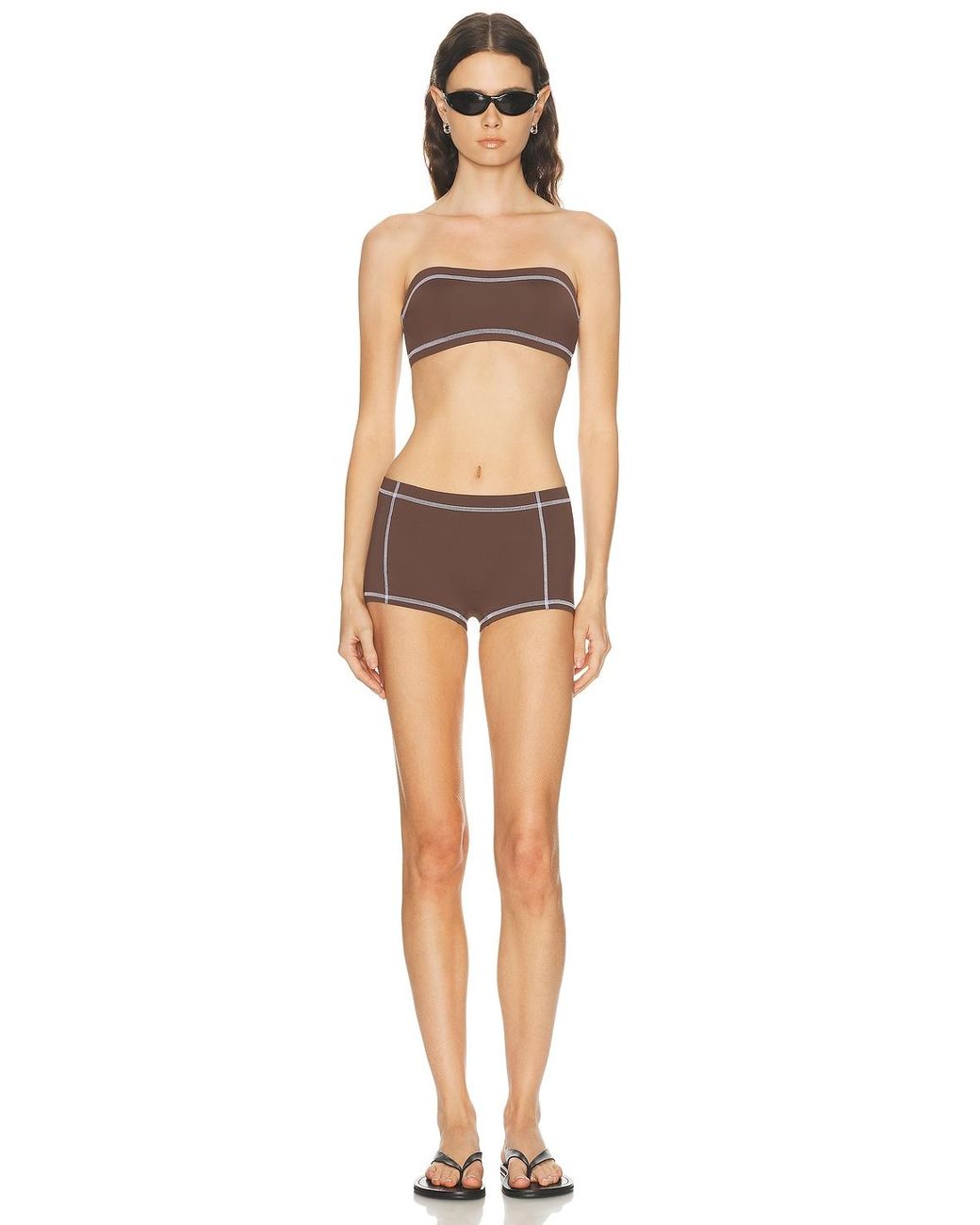 Staud Multicolor Sara Bikini Top