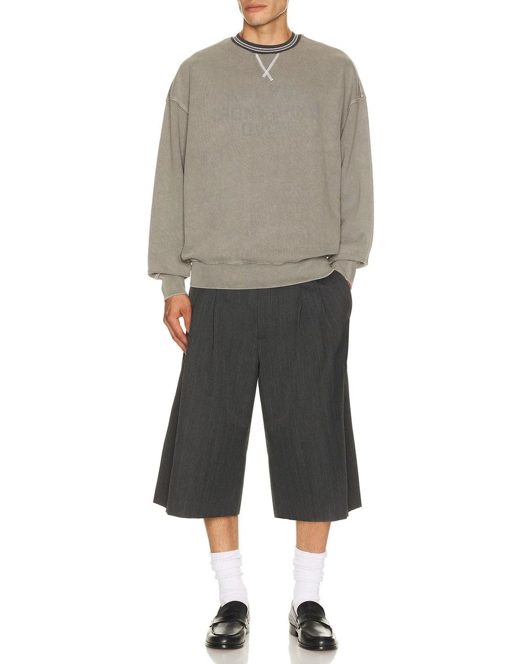 Malbon Gray Foreman Sweatshirt for men