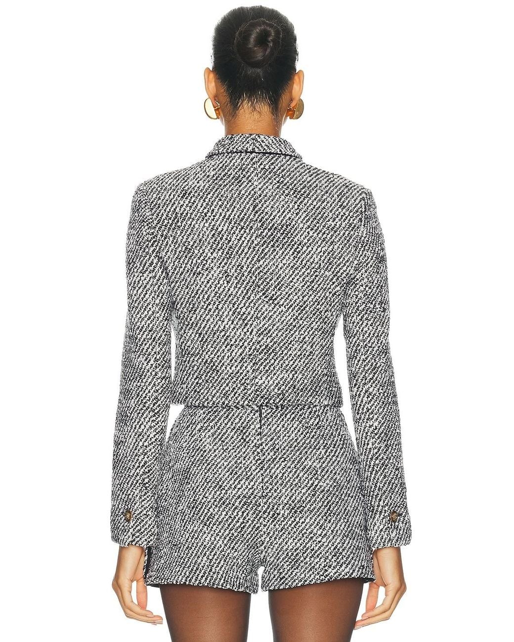 Versace Gray Wool Jacket