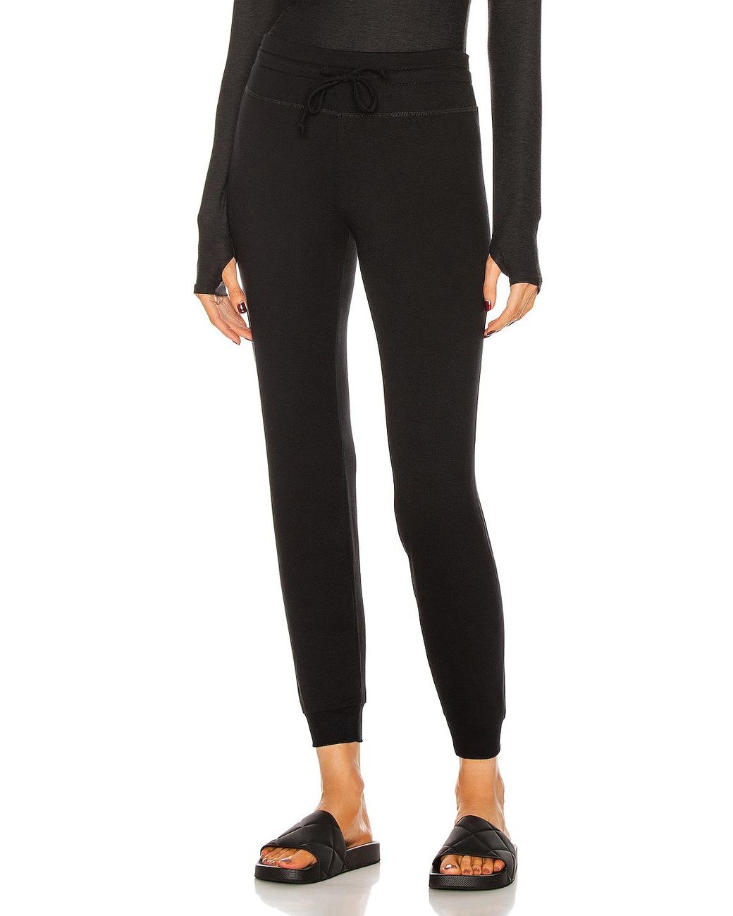 beyond yoga lounge around midi jogger