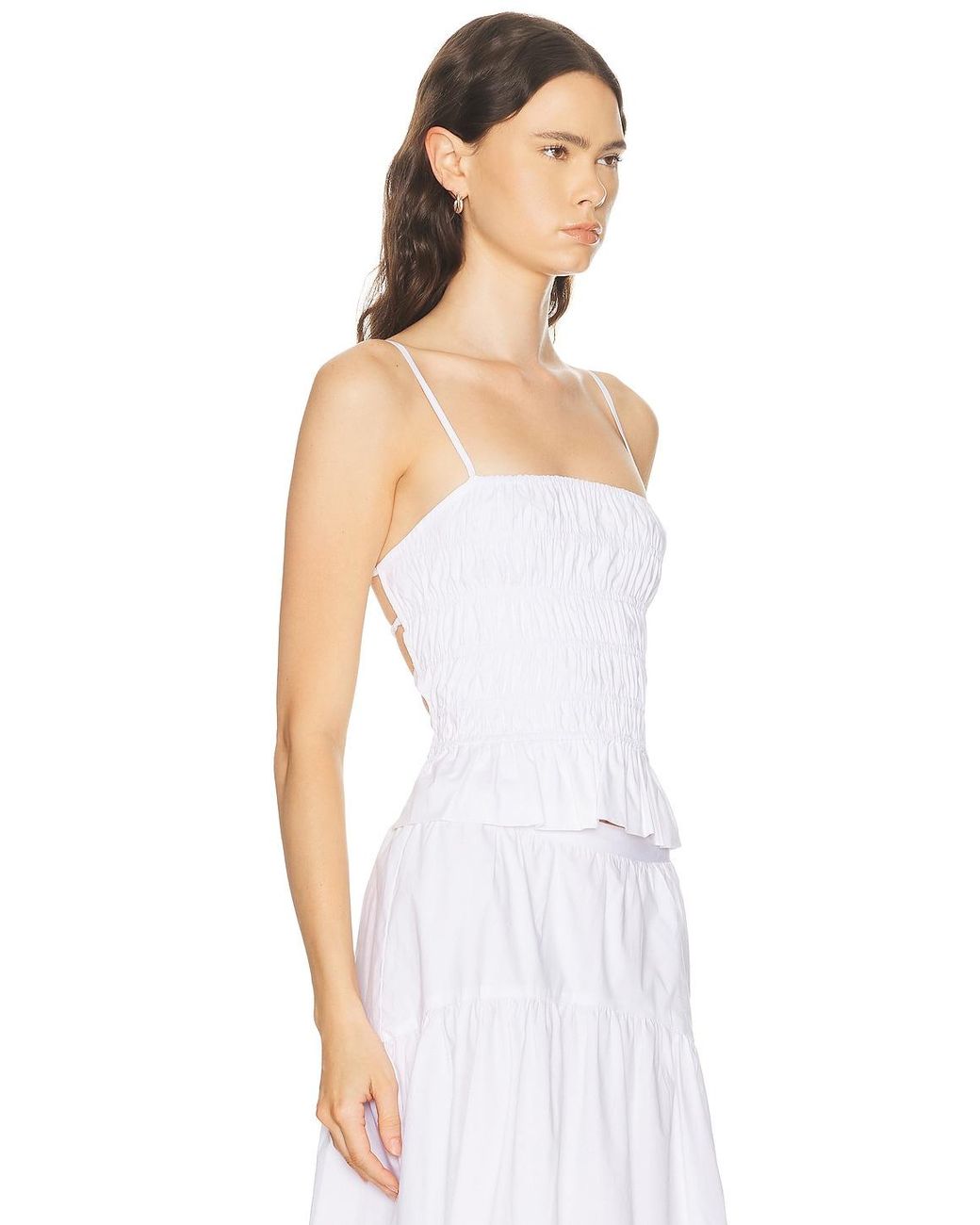 Solid & Striped White The Delta Top