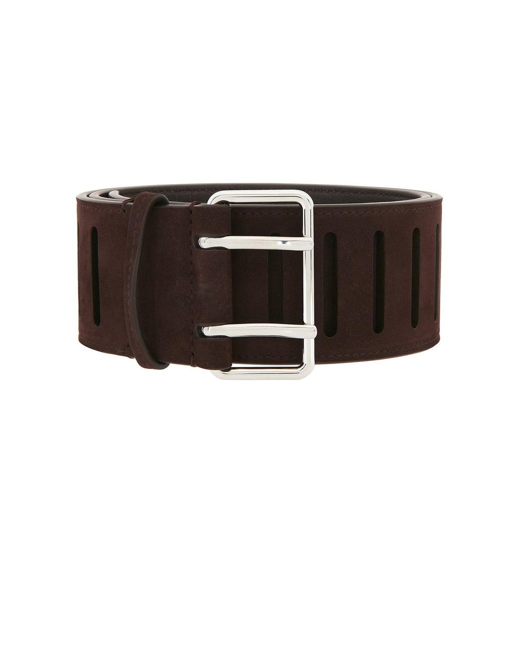 Alaïa Brown Alaϊa Rectangular Large Belt