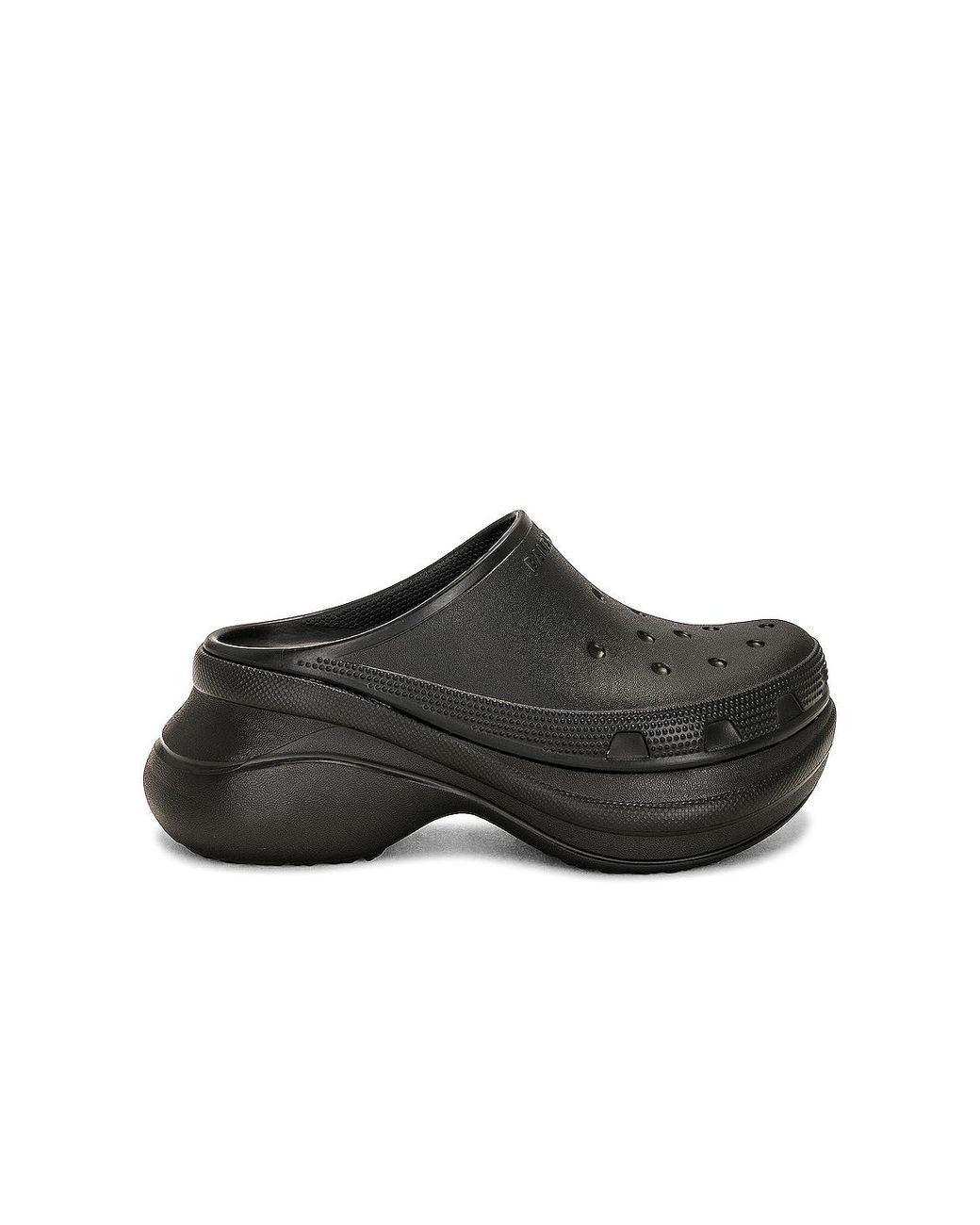 Balenciaga Black Crocs Mule