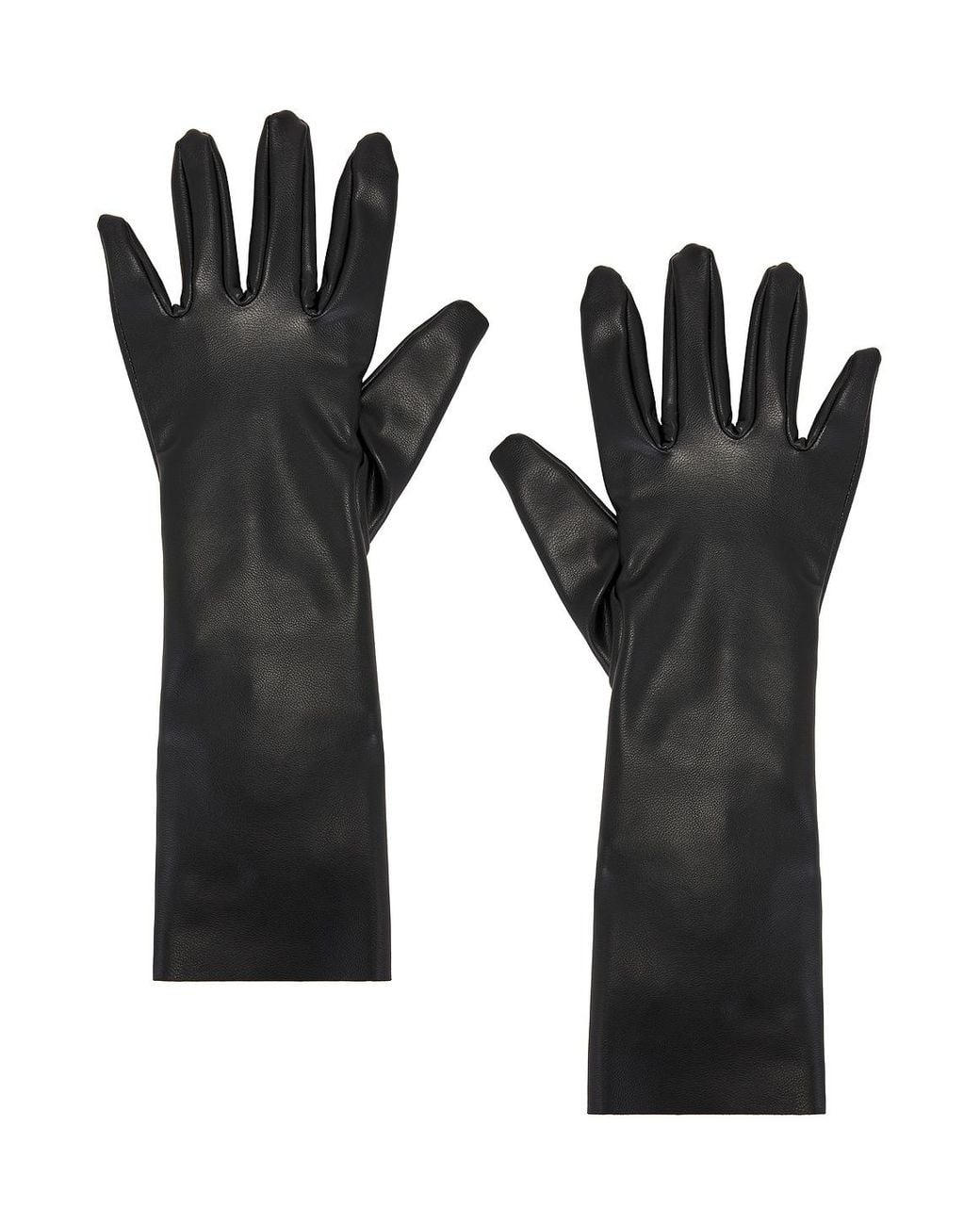 Norma Kamali Black Short Gloves