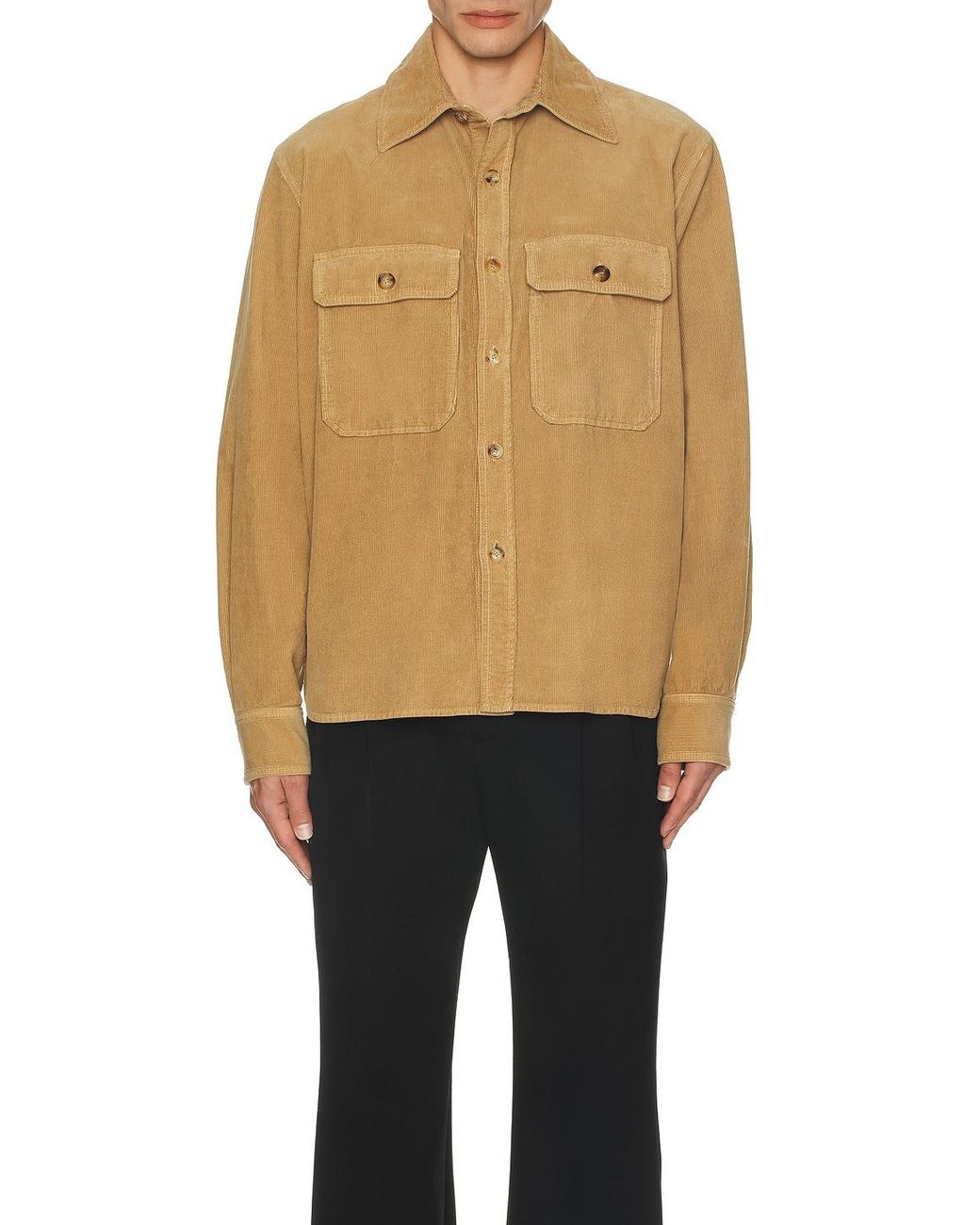 Saint Laurent Natural Fall Overshirt for men