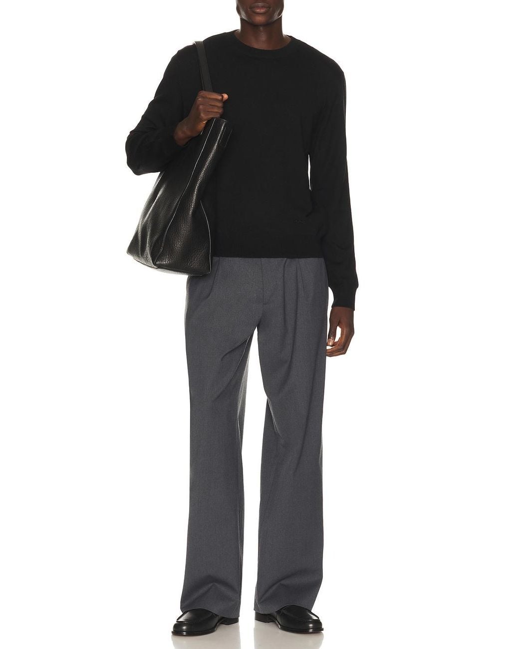 A.P.C. Black Matthieu Pullover for men