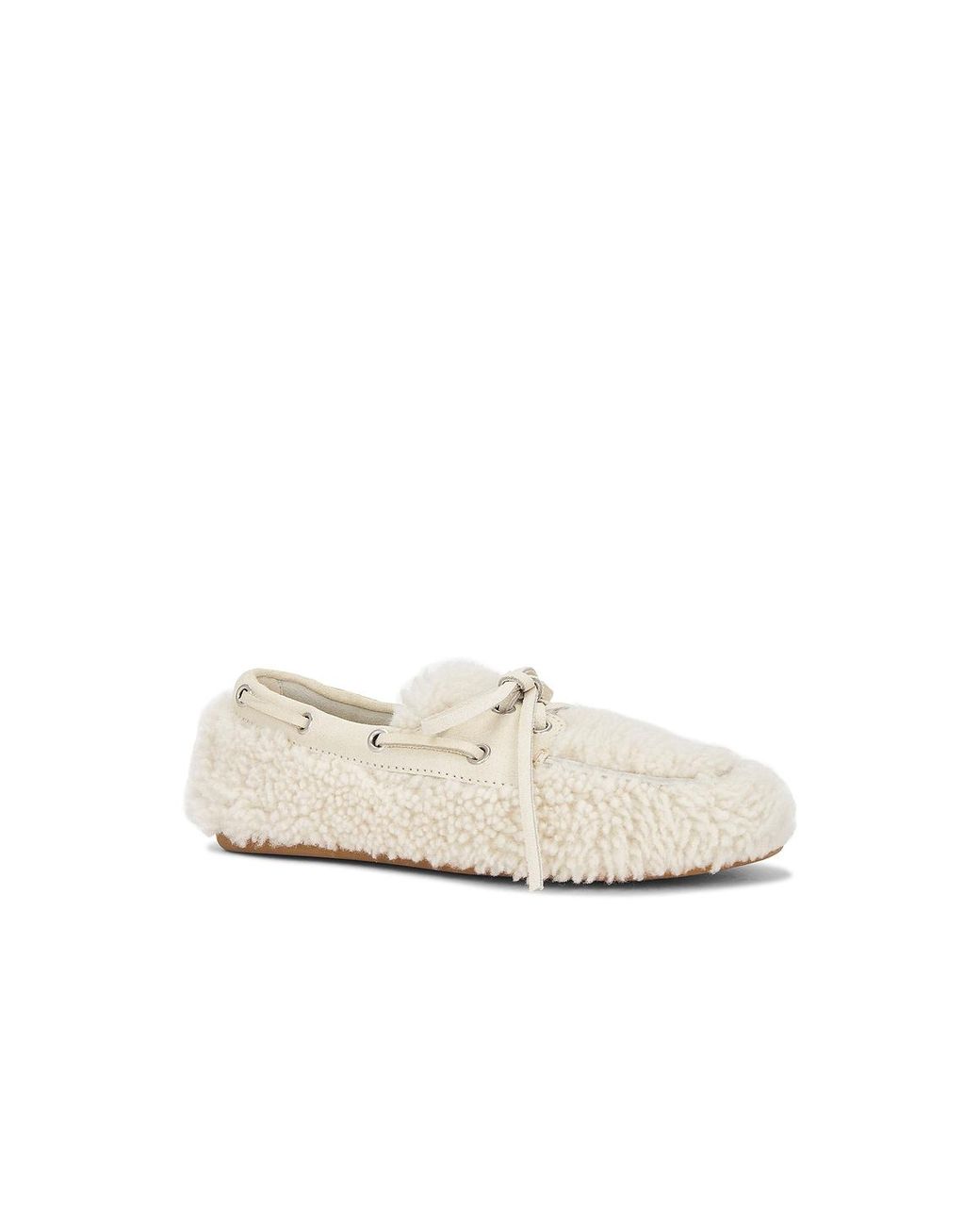 Miu Miu White Moccasin