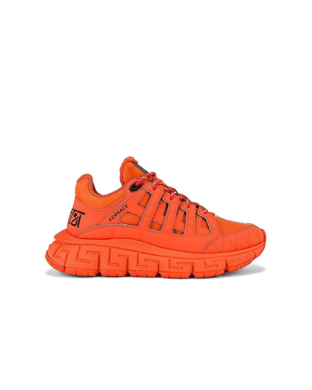 versace sneakers orange