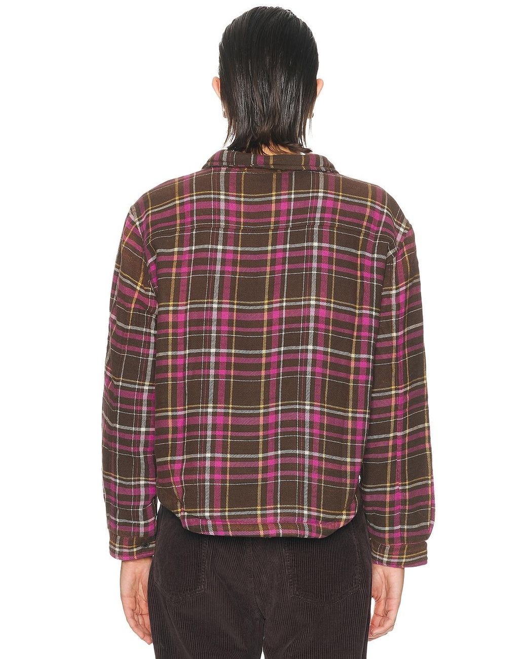R13 Red Padded Cropped Jacket