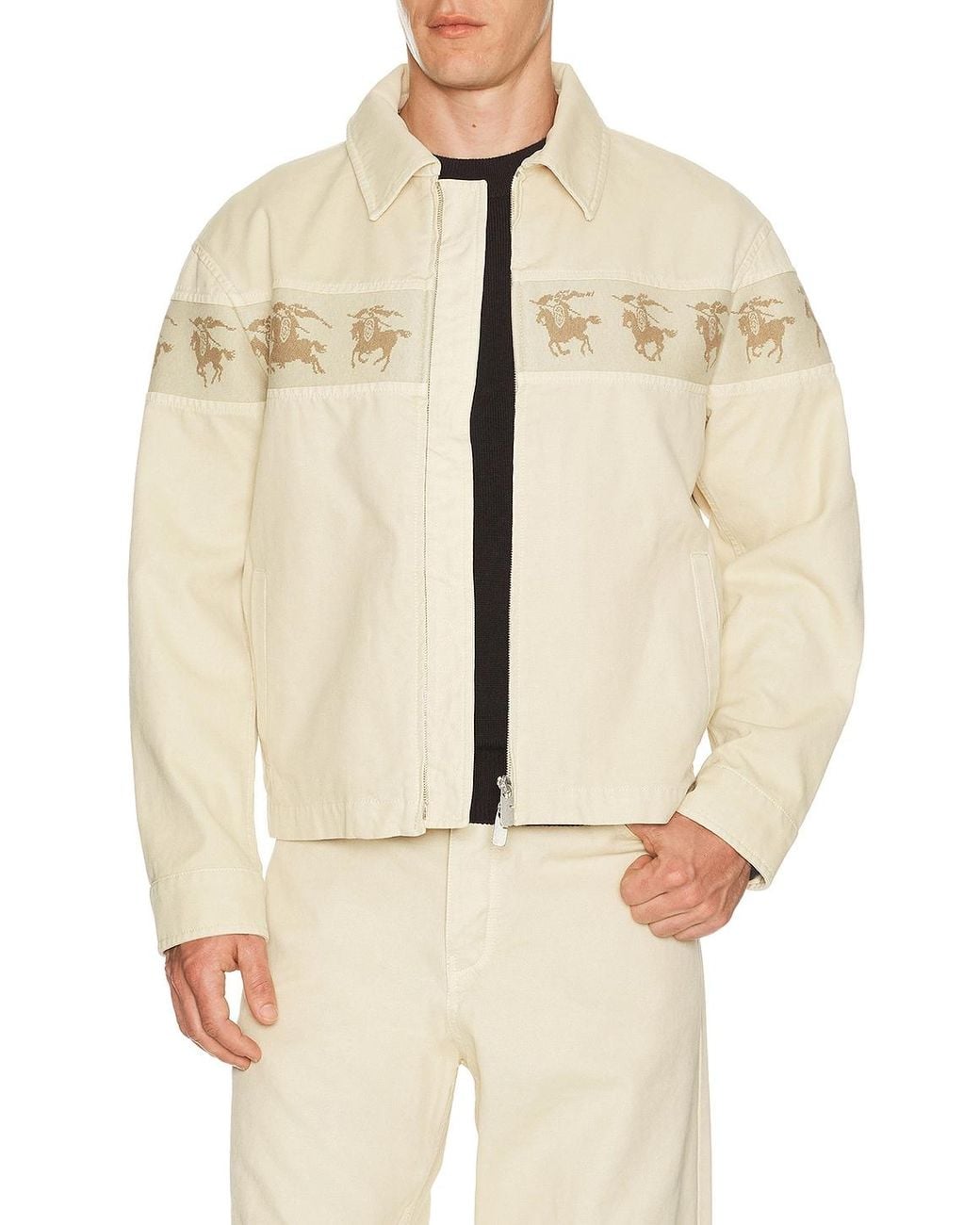 Burberry Natural Tanners Zip Jacket for men