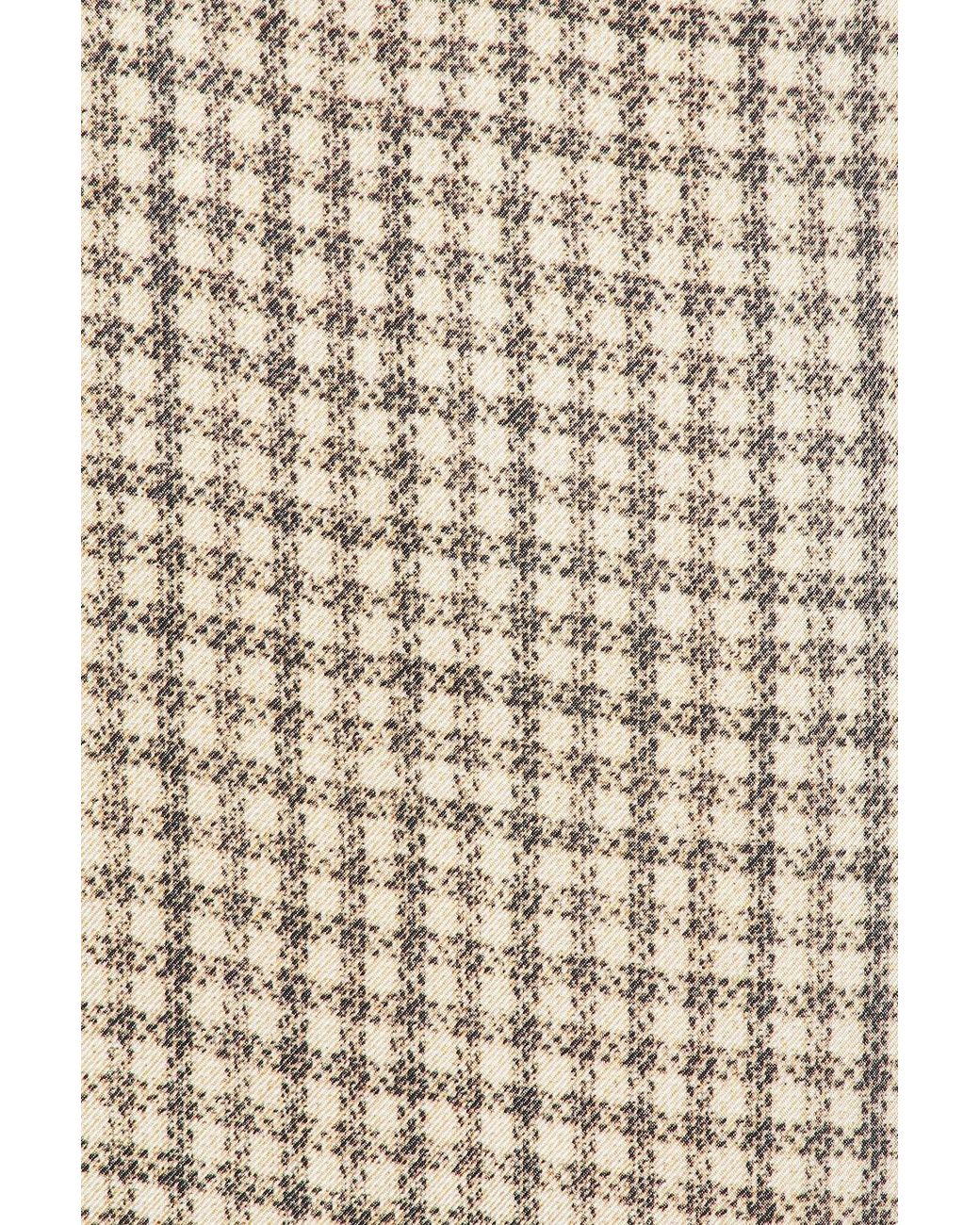 Acne Natural Junida Check Fluid Blazer