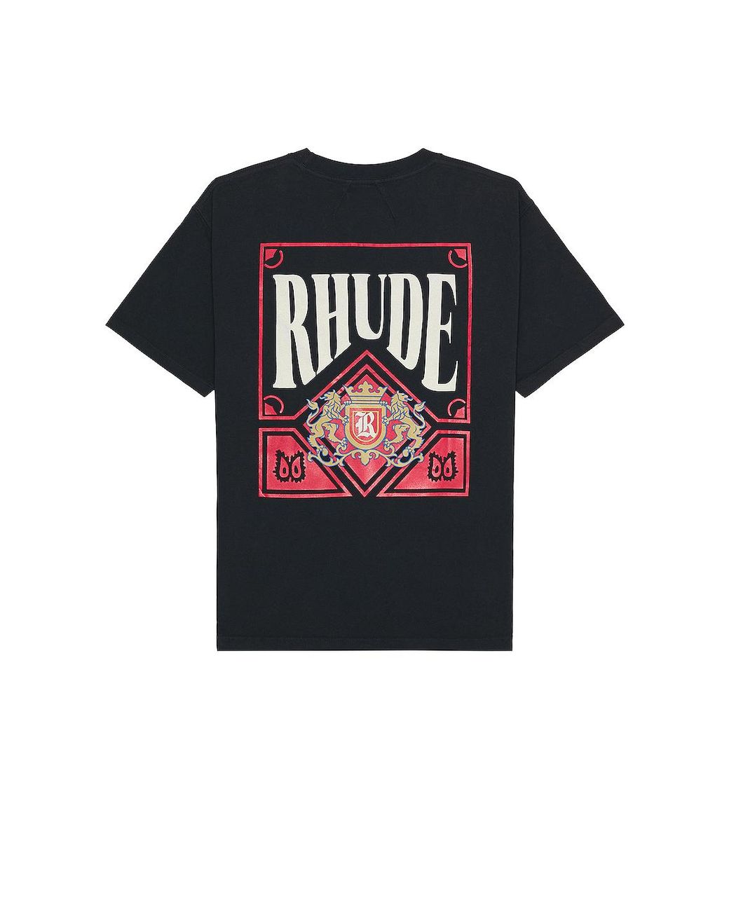 Rhude Card Tee in Black for Men Lyst