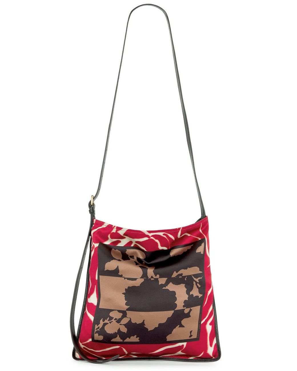 Dries Van Noten Red Medium Scarf Bag