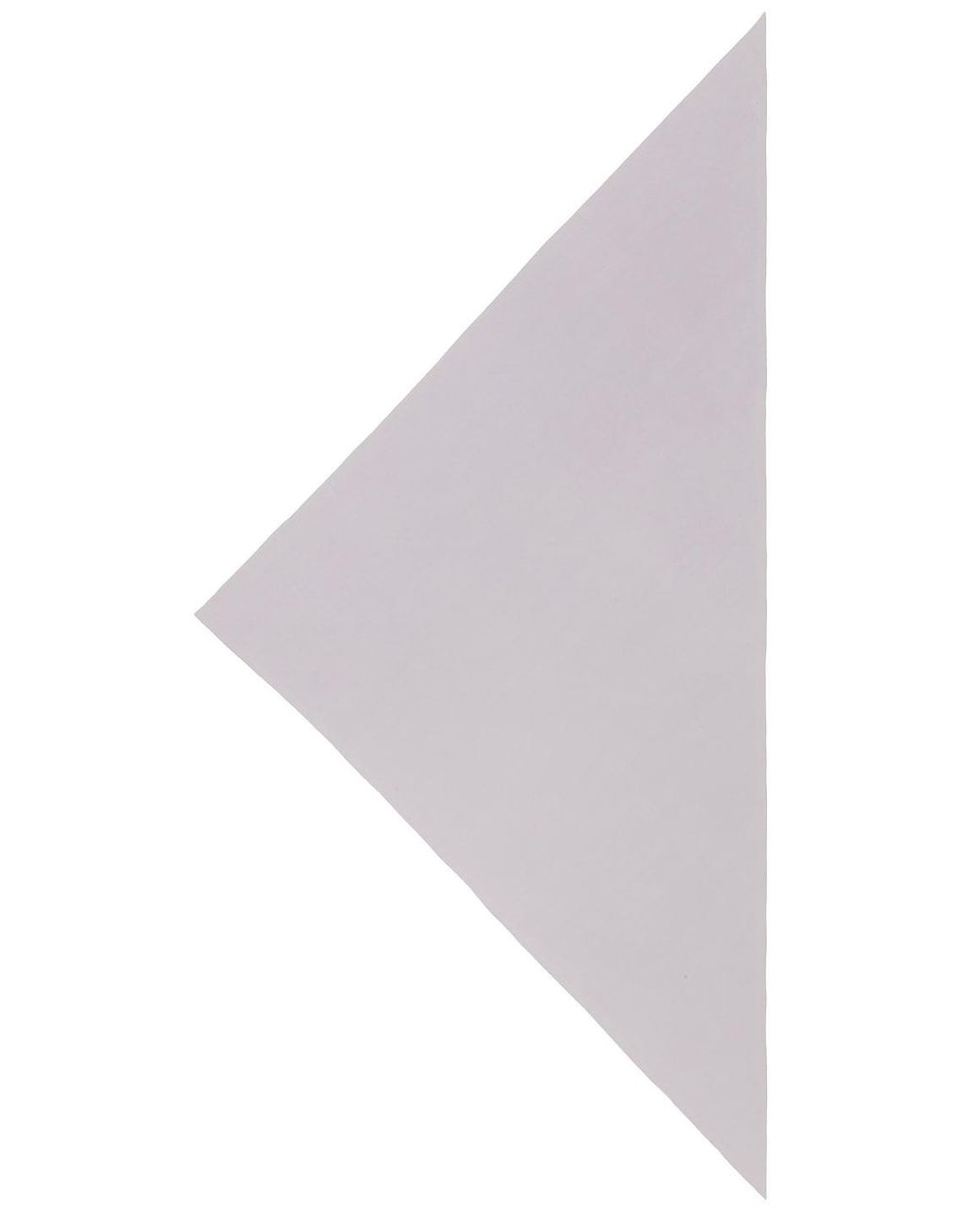 Norma Kamali White X Lifestyle 54 Triangle Scarf