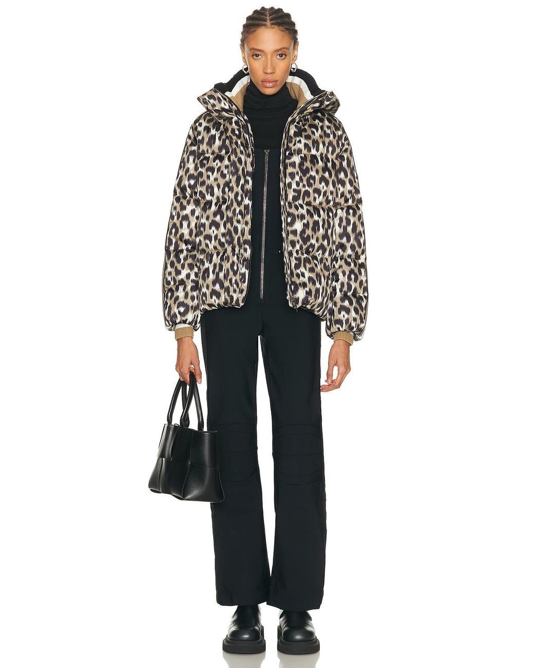 Fusalp Black Ada Leopard Jacket