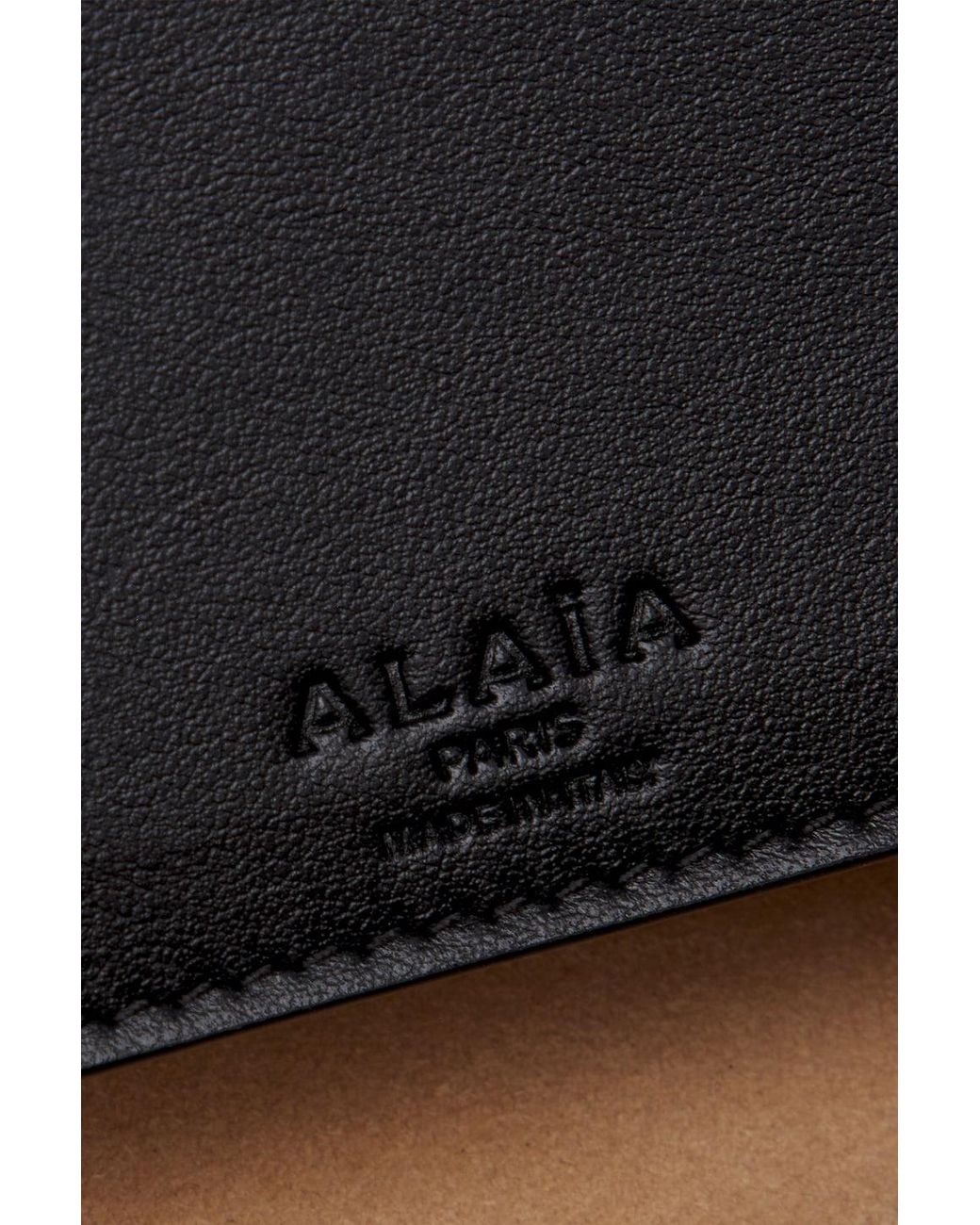Alaïa Black Small Teckel Flap Bag