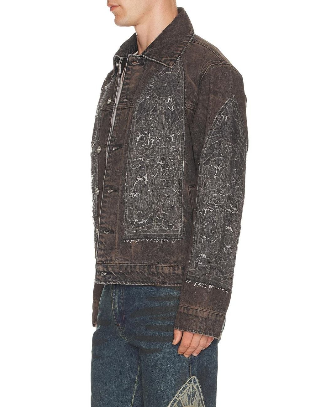Who Decides War Black Mechanic Trucker Jacket for men